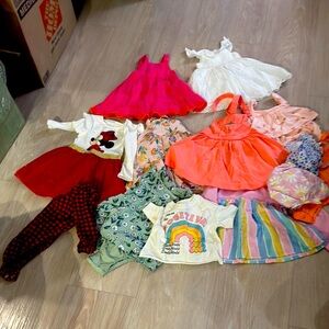Colorful Kids Clothing Bundle between 12-24 m
